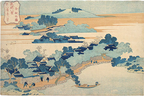 Hokusai, 8 Views of Ryukyu - Bamboo Grove of Sanson