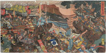 Utagawa Kuniyoshi The Battle of Kasagi Castle in Yamashiro Province