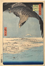 Utagawa Hiroshige Fukagawa Susaki and Jumantsubo