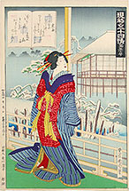 Toyohara Kunichika 1835-1900 54 Modern Feelings