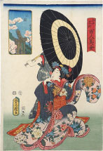 Utagawa Kunisada (Toyokuni III) Mimeguri
