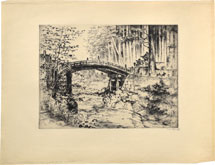 Anton Schutz Sacred Bridge of Nikko (First state, a)
