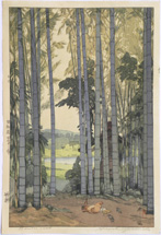 Hiroshi Yoshida Bamboo Grove