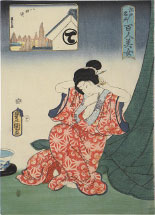 Utagawa Kunisada (Toyokuni III) Hatchobori