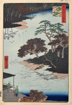 Utagawa Hiroshige Inside Akiba Shrine, Ukeji