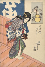 Utagawa Kunisada (Toyokuni III) Chokaro's Horse