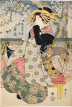 Utagawa Kuniyasu Karaori of the Daimonjiya