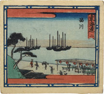 Utagawa Hiroshige Tokaido Road: No. 2, Shinagawa