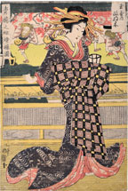 Kikugawa Eizan Masanagi of Tamaya
