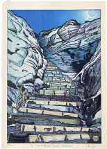 Paul Binnie The Steps at Black's Beach: Moonlight 