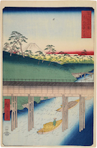 Utagawa Hiroshige no. 5, Ochanomizu in the Eastern Capital